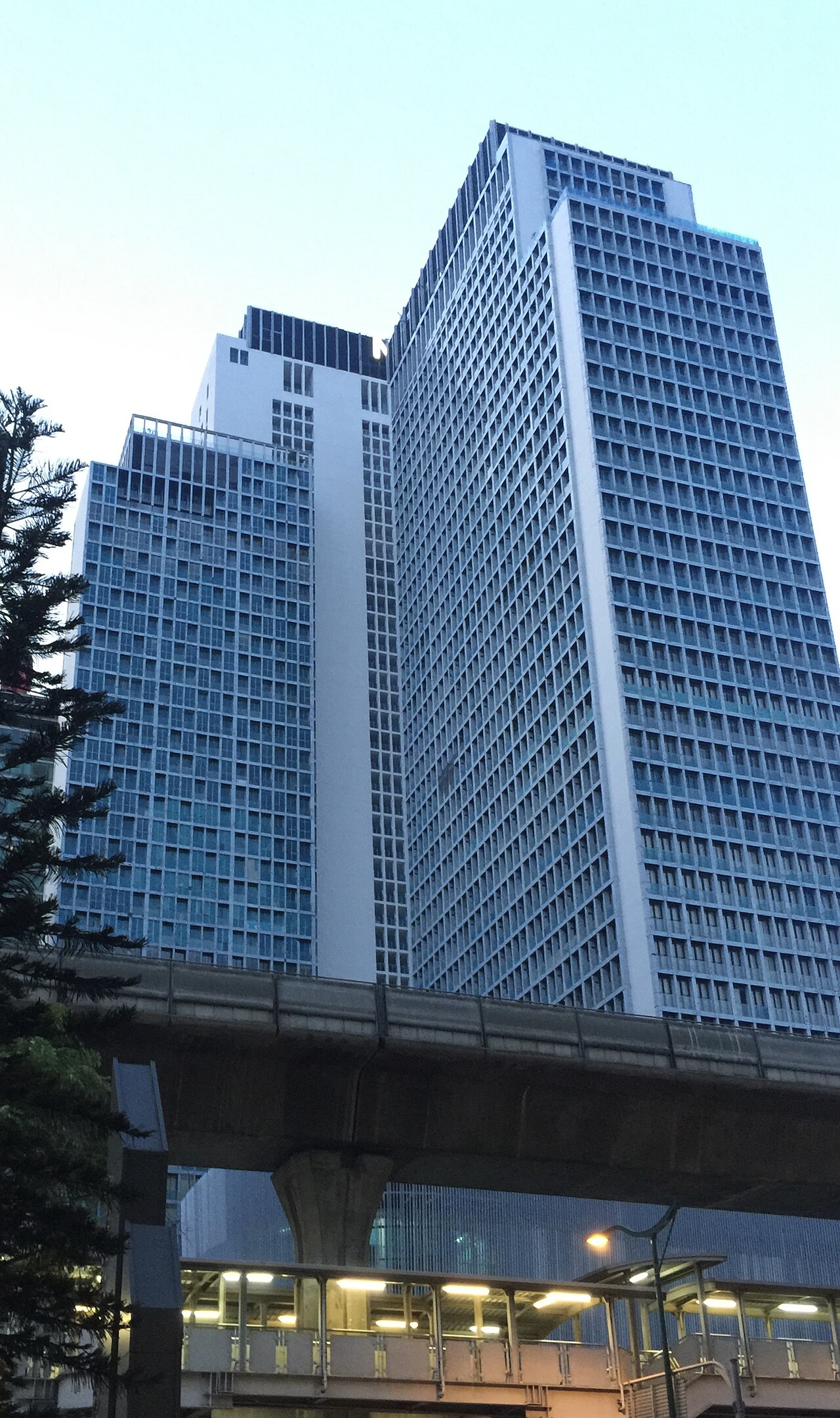 Modern residential complex in Bangkok, Thailand